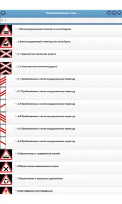 Дорожные знаки android App screenshot 5